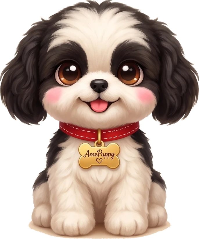 AmePuppy, the fluffy shih tzu