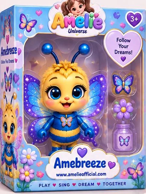 AmeBreeze figure in its gift box